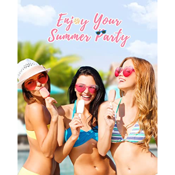 Gaiatop Heart Sunglasses Stylish Rimless Glasses