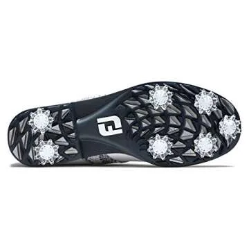 FootJoy Women's Premiere Series Previous Season Style Golf Shoe, White/Croc Print, 7.5