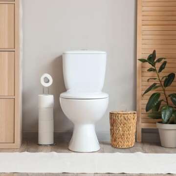 YOKOMI Wicker Waste Basket with Lid and Liner - Small Wicker Trash Can for Bedroom, Bathroom, Kitchen, Living Room - Boho Handwoven Waste Basket for Home, Office - WasteBaskets for Garbage, 2 Gallons