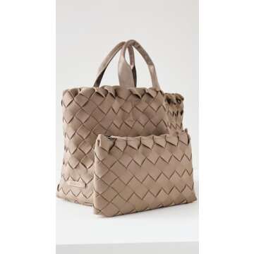 Naghedi Women's Tangier Medium Tote, Cashmere, One Size