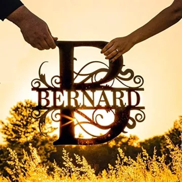 Custom Metal Family Name Signs Online