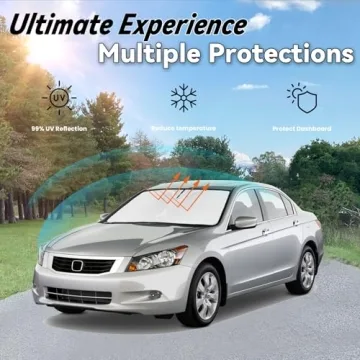 PAIMOHO Honda Accord Sunshade - UV Protection & Easy Storage
