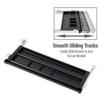 Mind Reader Undermount Desk Drawer Organizer for Efficient Storage