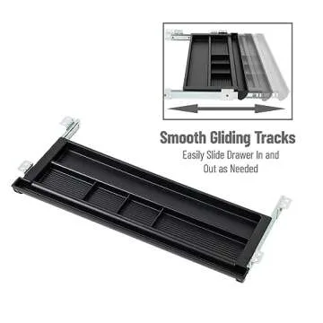 Mind Reader Undermount Desk Drawer Organizer for Efficient Storage