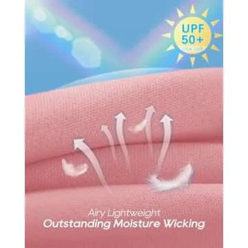 G4Free Women's UV Protection Golf Shirt UPF 50+ Long Sleeve