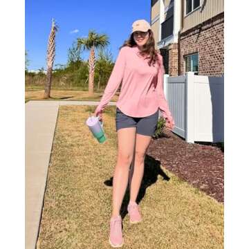 G4Free Women's UV Protection Golf Shirt UPF 50+ Long Sleeve