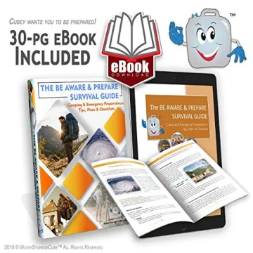 WaterStorageCube Collapsible Water Container for Outdoors