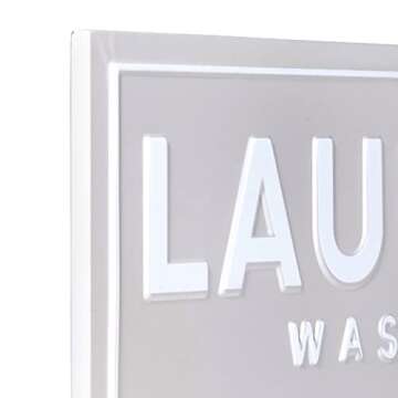 Ka Home Wash Dry Fold Laundry Sign for Stylish Decor