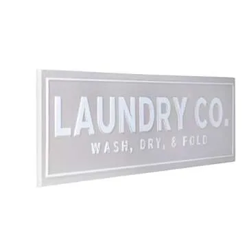 Ka Home Wash Dry Fold Laundry Sign for Stylish Decor