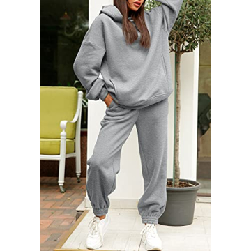 Fixmatti Women's Hoodie Tracksuit for Comfort and Style