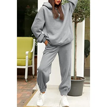Fixmatti Women's Hoodie Tracksuit for Comfort and Style