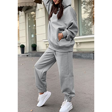 Fixmatti Women's Hoodie Tracksuit for Comfort and Style