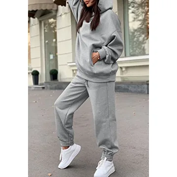 Fixmatti Women's Hoodie Tracksuit for Comfort and Style