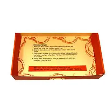 Clear Perforated Shrink Band for 8 Ounce Tall Jars, 4 Ounce Short Jars, Regular Mouth Mason Jars Fits 2 1/2" - 2 3/4" Jars (100 Pack)