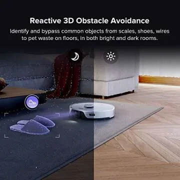 roborock S8 Pro Ultra Robot Vacuum and Mop, Auto-Drying, Self-Washing, Liftable Dual Brush & Sonic Mop, 6000Pa Suction, Self-Refilling, Self-Emptying, Obstacle Avoidance, White (RockDock Ultra Series)