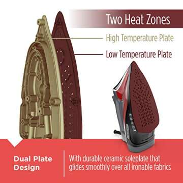 BLACK+DECKER D3500 Advanced Iron for Safe and Quick Ironing