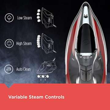 BLACK+DECKER D3500 Advanced Iron for Safe and Quick Ironing