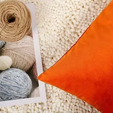 MZPSO Velvet Throw Pillow Covers Set 18x18 inch