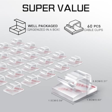 KGROTE Christmas Light Clips - 60Pcs for Easy Hanging