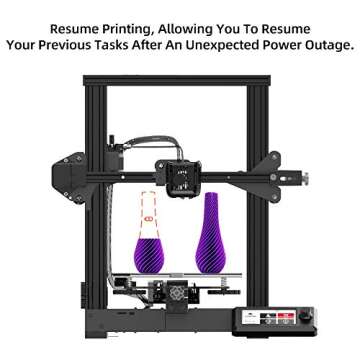 Voxelab Aquila with Auto Leveling, High Speed and Open Sourse, FDM 3D Printer Removable Heated PEI Platform
