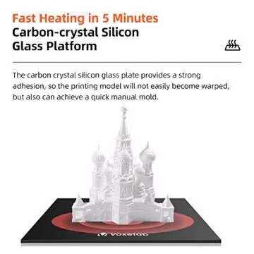 Voxelab Aquila with Auto Leveling, High Speed and Open Sourse, FDM 3D Printer Removable Heated PEI Platform