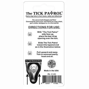 The Tick Patrol Tick Remover 6-Pack - for People & Pets - Stop Ticks in Their Tracks! (6 Colors)