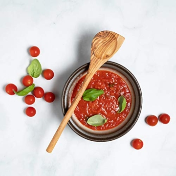 Tramanto Olive Wood Utensil Set 5-Piece Kitchen Tools