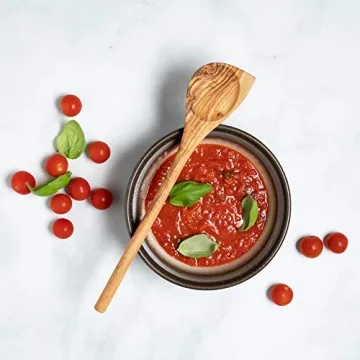 Tramanto Olive Wood Utensil Set 5-Piece Kitchen Tools