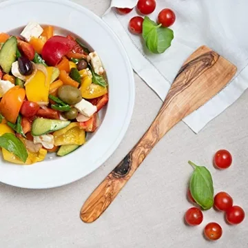 Tramanto Olive Wood Utensil Set 5-Piece Kitchen Tools