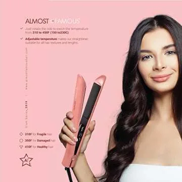 Glam Series Professional Hair Straightener for Glamorous Styling