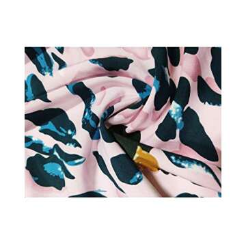 Tall Womens Clothing Leopard Skirts Tulip High Low Hem Flared Wrap Skirt Summer (L,Leopard Pink)