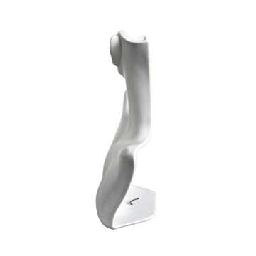 MOOCA Tabletop Small Necklace & Earring Jewelry Displays, Earring Display Stands, Necklace Bust, Mannequin Jewelry Bust, 7 W x 3 D x 9 1/2 H in