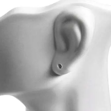 MOOCA Tabletop Small Necklace & Earring Jewelry Displays, Earring Display Stands, Necklace Bust, Mannequin Jewelry Bust, 7 W x 3 D x 9 1/2 H in