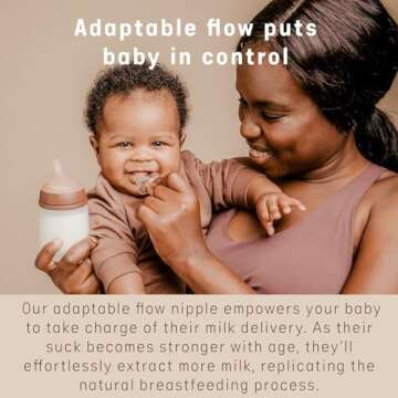 Suavinex Zero Zero Anti Colic Baby Bottle, No 1 Spanish Baby Bottle Brand, Minimizes Bottle Rejection & Nipple Confusion, Perfect for Breastfeeding Babies, Medium Flow, 2 Pk 9 oz, Fair