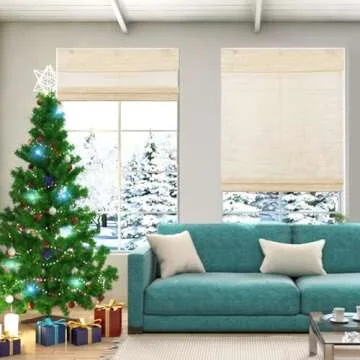 Stylish Cordless Bamboo Roman Shades for Any Room