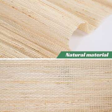 Stylish Cordless Bamboo Roman Shades for Any Room