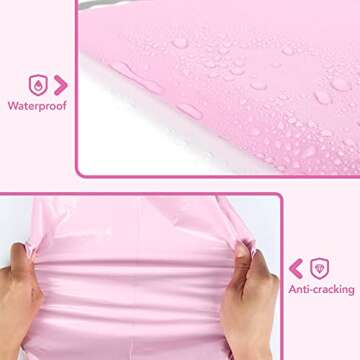 TOMVYTER Poly Mailers 14.5x19, Large Poly Mailers 100 Pack, Shipping Mailers with Self Seal Adhesive, Waterproof and Tear-Proof Mailers Poly Bags for Small Business (Sakura Pink）