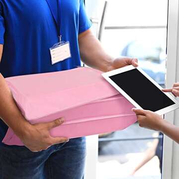 TOMVYTER Poly Mailers 14.5x19, Large Poly Mailers 100 Pack, Shipping Mailers with Self Seal Adhesive, Waterproof and Tear-Proof Mailers Poly Bags for Small Business (Sakura Pink）