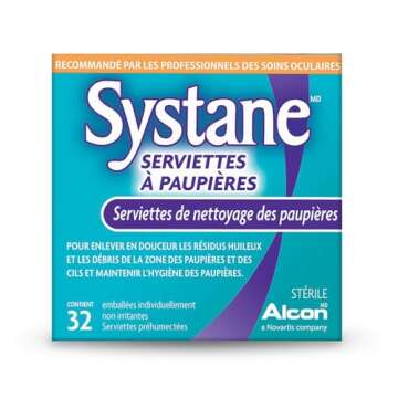 Systane Lid Wipes - Eyelid Cleansing Wipes - Sterile, Count of 32