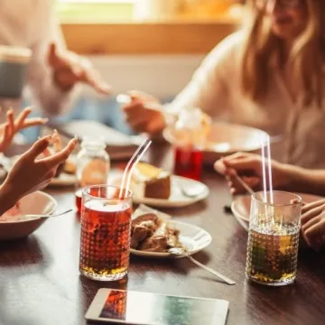 Antner Reusable Glass Straws - 12 Pack for Hot & Cold Drinks