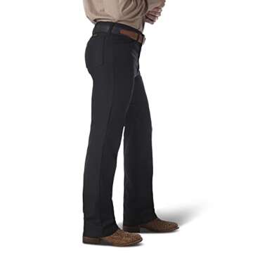 Wrangler mens Wrancher Dress jeans, Black, 30W x 30L US
