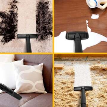 DEWALT 9 Gallon STEALTHSONIC Ultra Quiet Poly Shop Vacuum Wet/Dry, DXV09P-QTA Noise Reduction Vac for Shop, Heavy Duty Shop Vacuum for Jobsite/Workshop, Reduce Motor Noise, Yellow