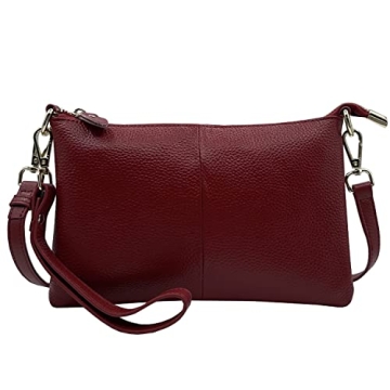 Beurlike Leather Wristlet Wallet Clutch Purses For Women Small Crossbody Phone Bags