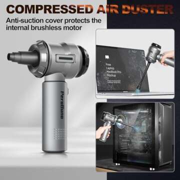 PeroBuno Car Vacuum Cleaner with Powerful 18KPa Suction