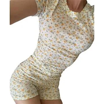 Multitrust Women Knit 2 Piece Outfit Set Long Sleeve Crop Tops and Shorts Casual Cover Up Pullover Top Streetwear