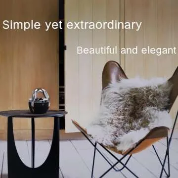 INTERYI Ferrofluid Speaker - Music Comes to Life with Dancing Ferrofluid, Bluetooth 5.0 Wireless Speaker, and 4-Color Customizable Lights