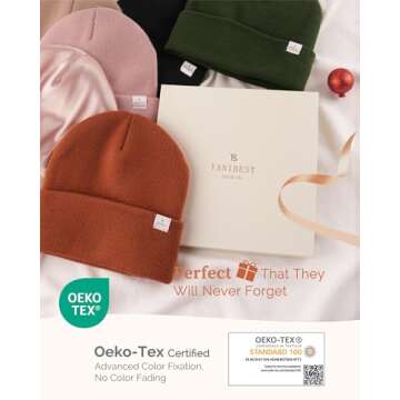 YANIBEST Womens Satin Lined Knit Beanie Hat Acrylic Winter Hats for Women Men Silk Lining Soft Slouchy Warm Cuffed Beanie Hat Pine Green