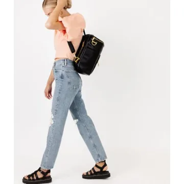 Stylish Fawn Original Diaper Bag Backpack with 12 Pockets