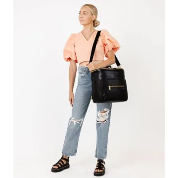 Stylish Fawn Original Diaper Bag Backpack with 12 Pockets