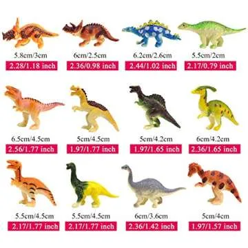 Affordable HAPTIME Mini Dinosaur Figures for Creative Play
